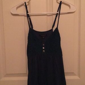American eagle dark blue tank top